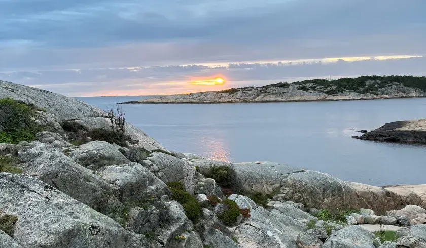 Arvegave - solnedgang, siste del av livet