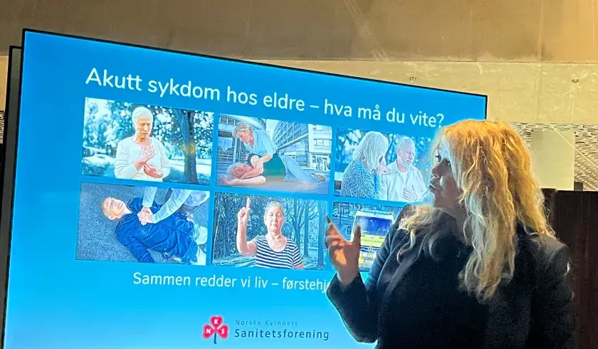 Førstehjelp for eldre med Sanitetskvinnene