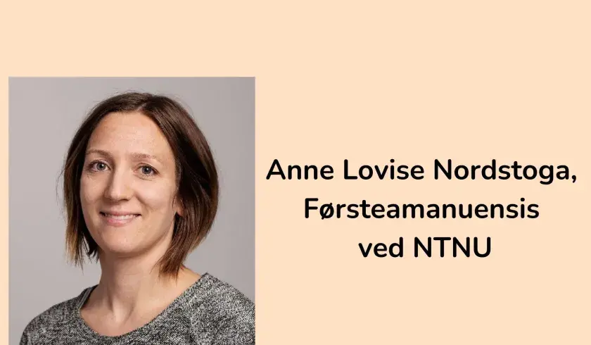 Anne Lovise Nordstoga, forsker på muskelskjelettplager og overgangsalder