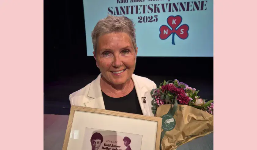 Org.leder i Sanitetskvinnene Marit Bjørnstad mottar Amatheaprisen 2025