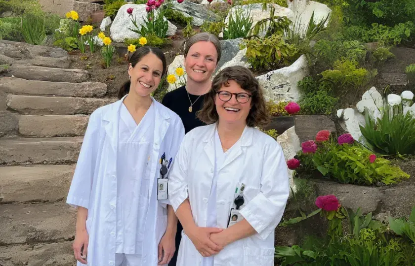 Kvinnelige forskere som skal forske p&aring; overgangsalder