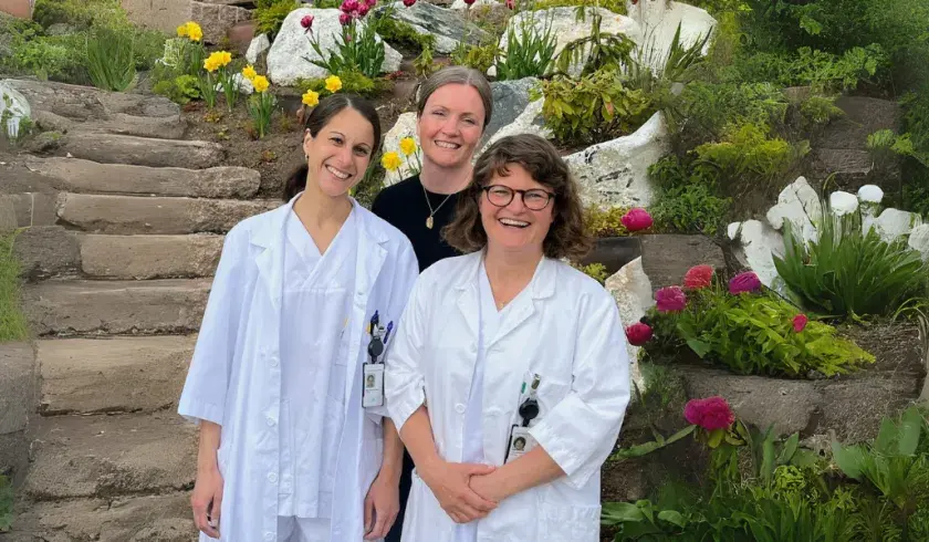 Kvinnelige forskere som skal forske på overgangsalder