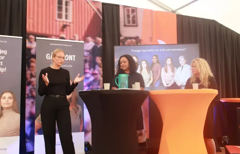 Debatt med Sanitetskvinnene og politikere p&aring; Arendalsuka 2024