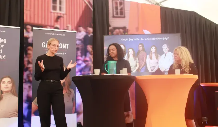 Debatt med Sanitetskvinnene og politikere på Arendalsuka 2024