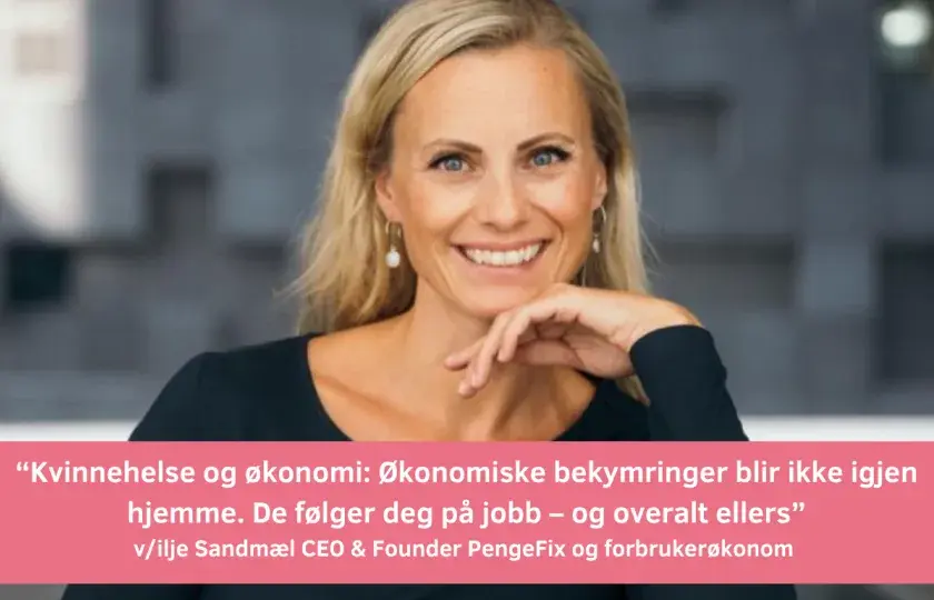 ilje Sandm&aelig;l CEO & Founder PengeFix og forbruker&oslash;konom 