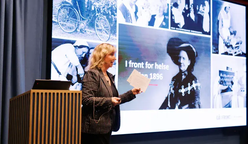 Christina Johnsen, næringslivansvarlig i Sanitetskvinnene