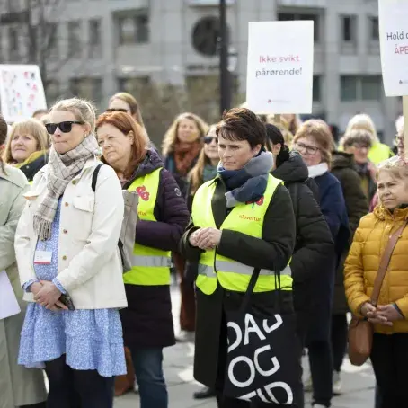 demonstrasjon for Stortinget